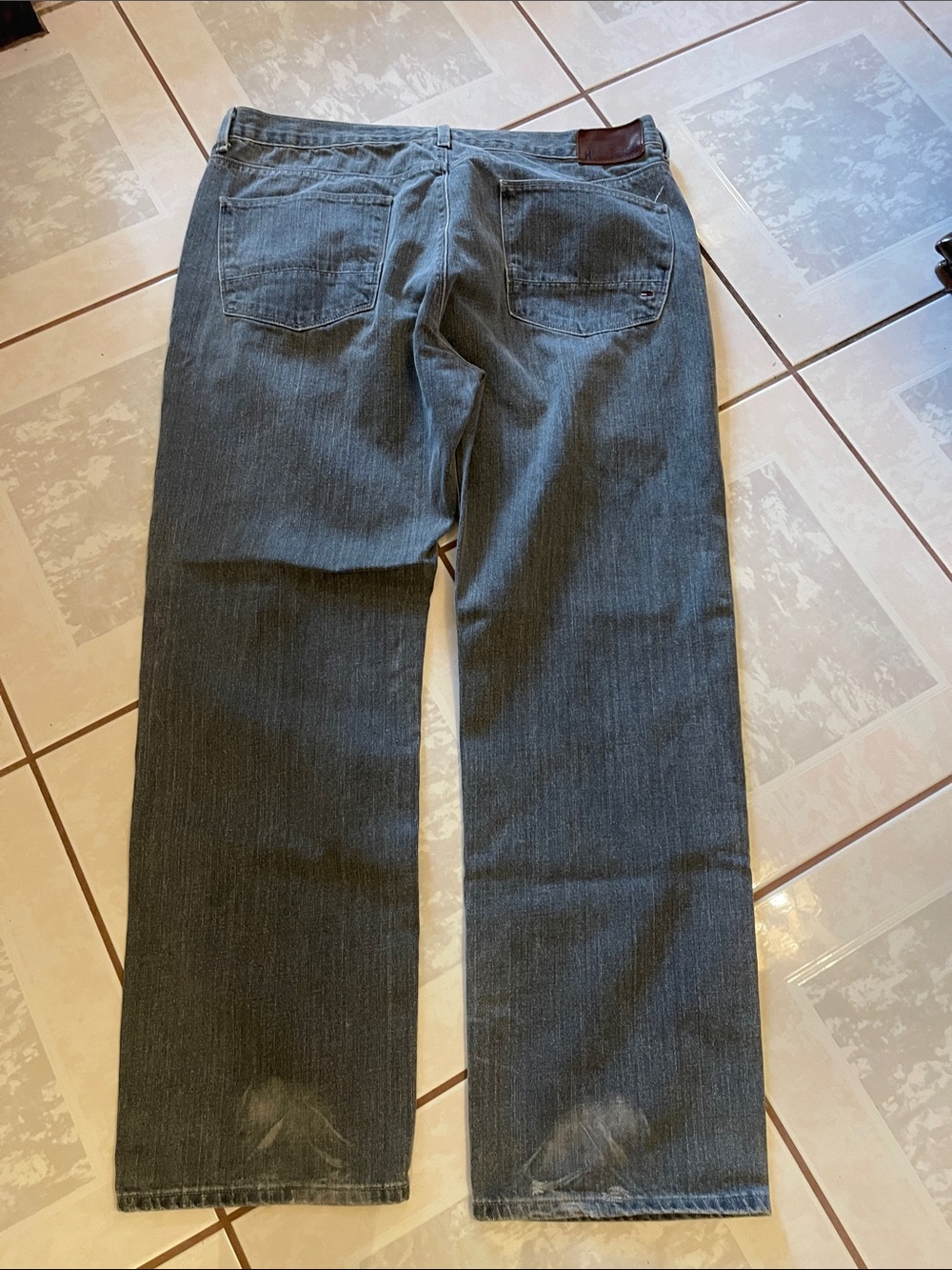 Tommy Hilfiger Men's Straight Jeans — Dark Gray - Picture 3 of 3